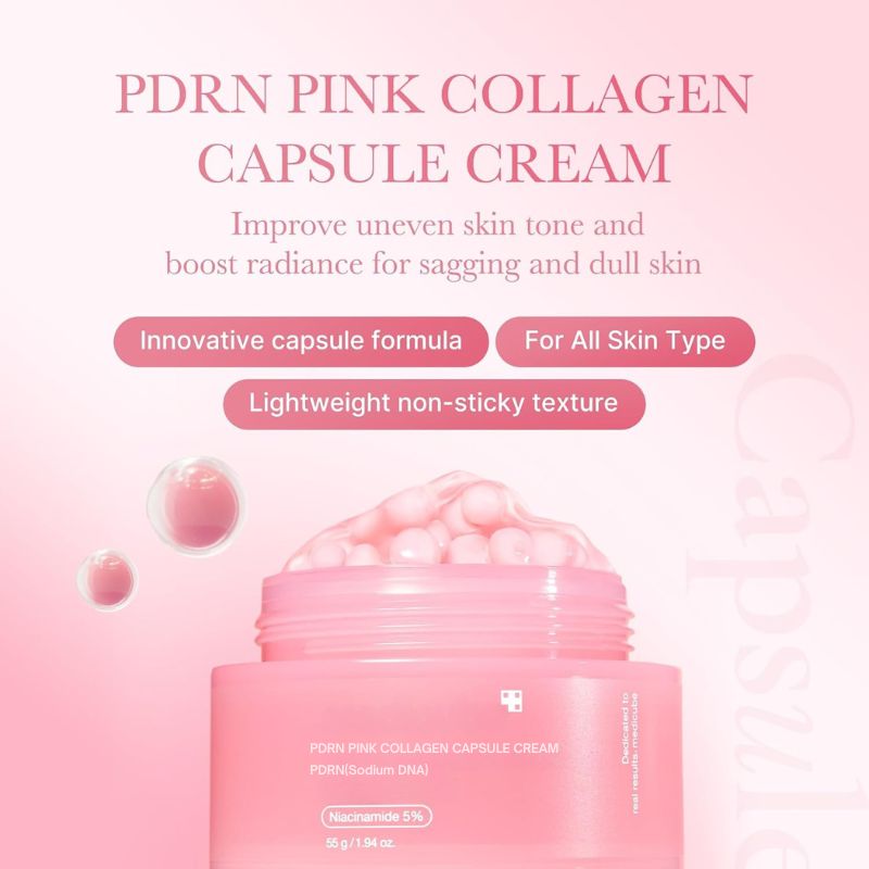 Salmon PDRN Pink Collagen Capsule Cream