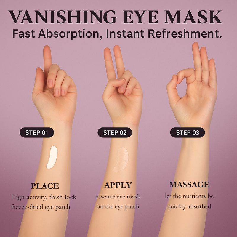 Freeze-Dried Collagen Eye Patches With Peptides